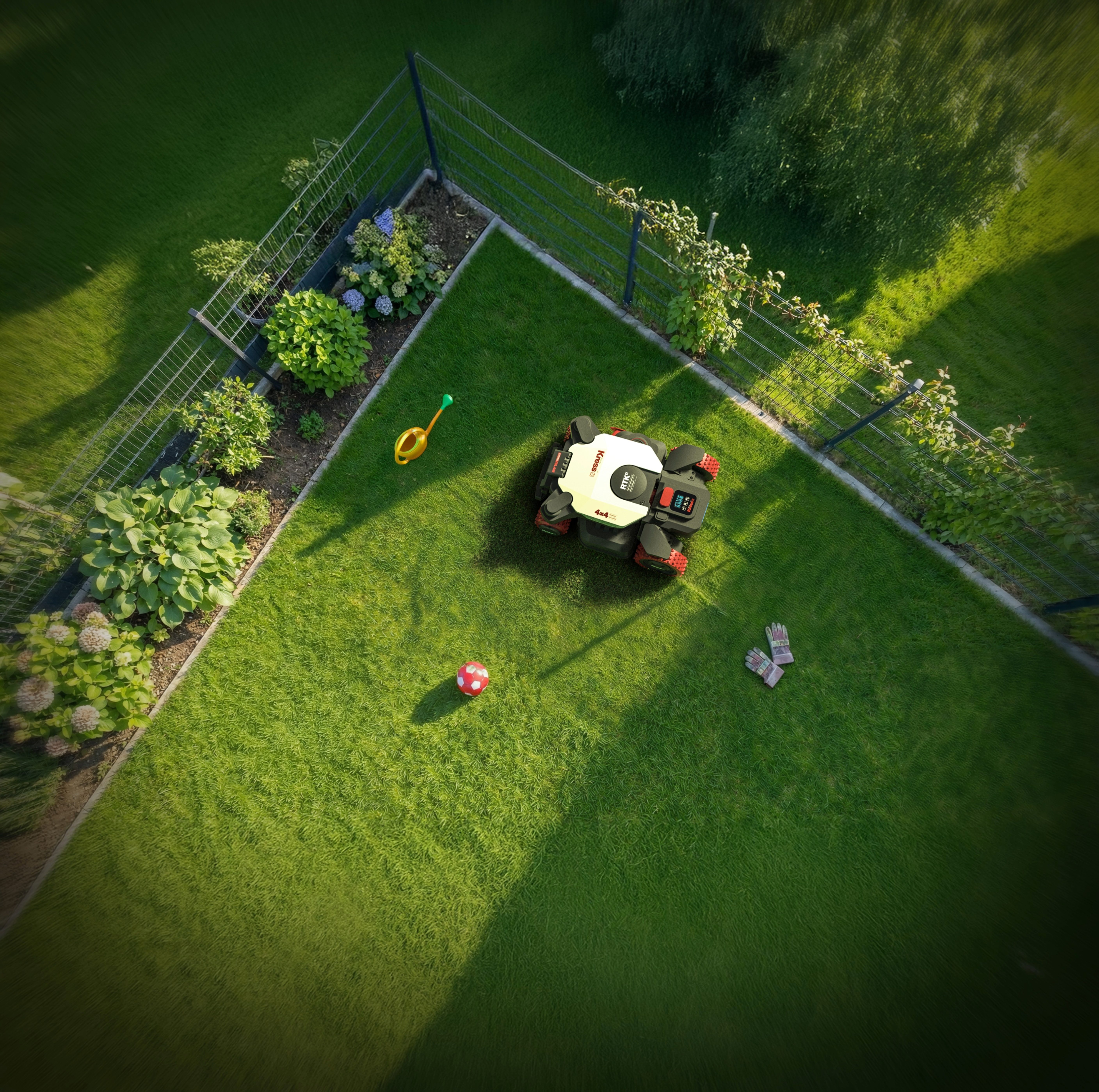 Kress EyePilot® 4×4 RTKⁿ 800 m² AI AWD robotic lawn mower with Mono VSLAM Camera